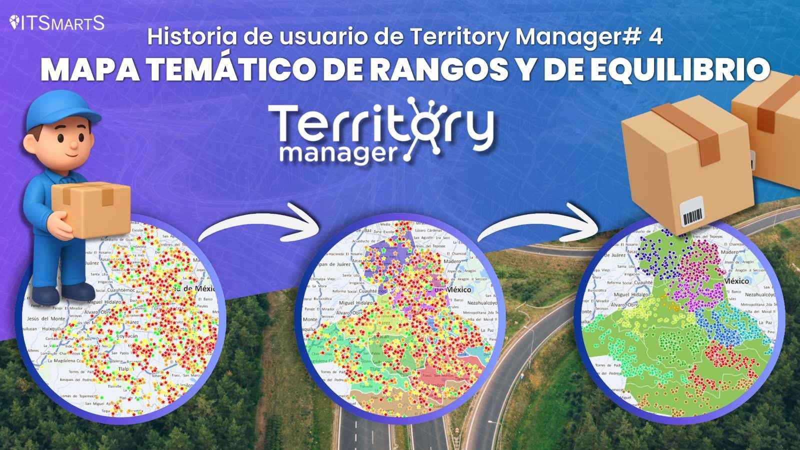 Historia de usuario de TerritoryManager # 4: Mapa temático de rangos y de equilibrio